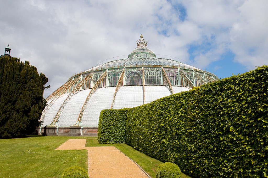 Serres royales de Laeken Koninklijke laken Koninklijk belgie serre kasteel hdr art nouveau tuin bloemen bloem architect Alphonse Balat Koning Leopold II plantencollectie
